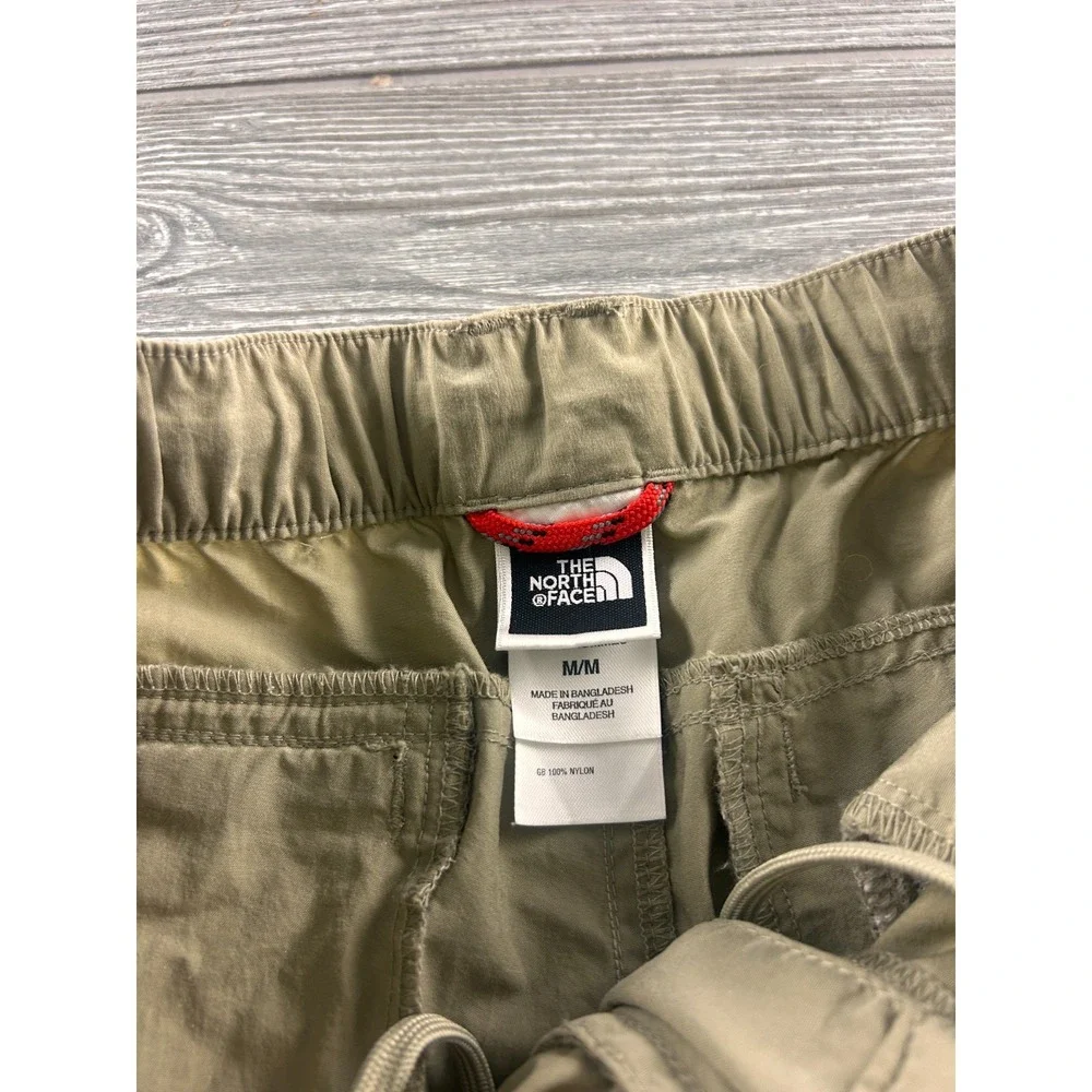 The North Face Mens Outdoor Hiking Convertible Cargo Pants Shorts Tan Medium